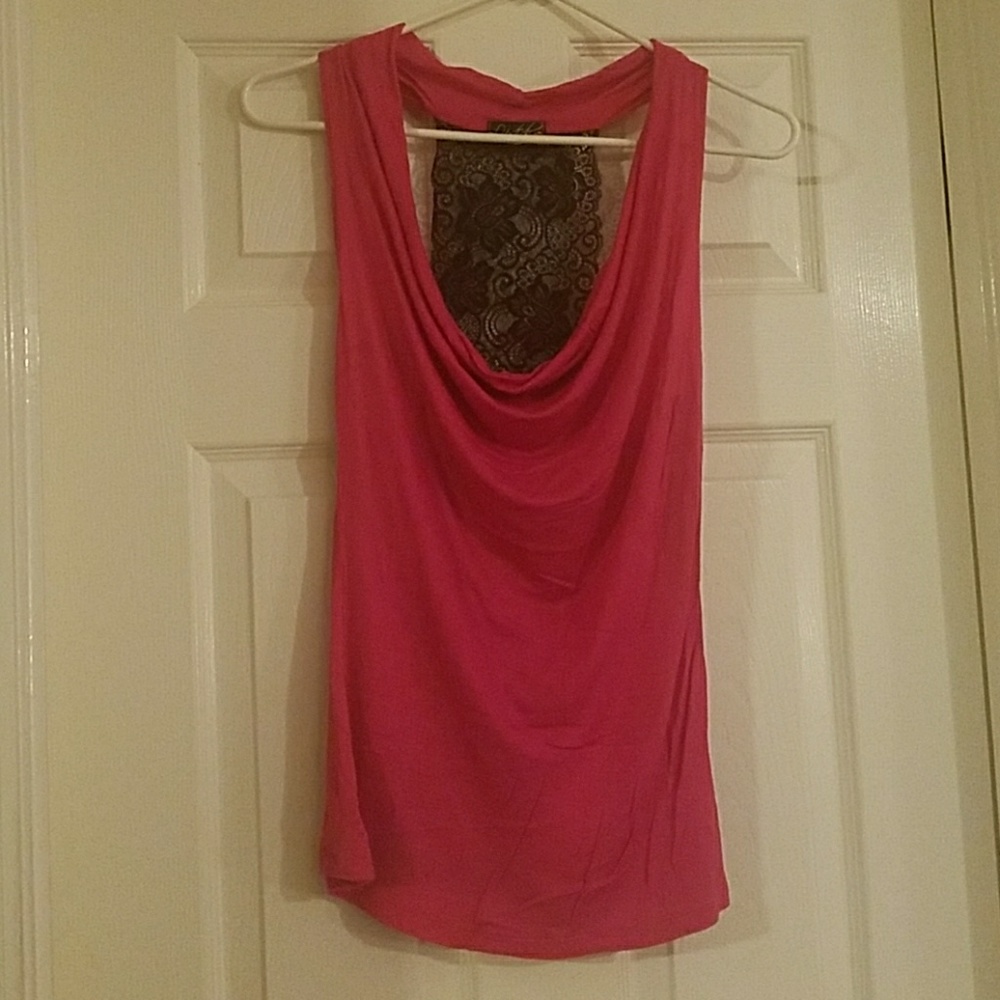 Hot pink tank